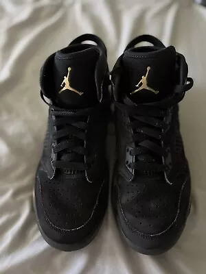 Air Jordan Shoes Mars 270 Size 6 Youth Kids Black Gold Michael Jordan Sneakers • $28