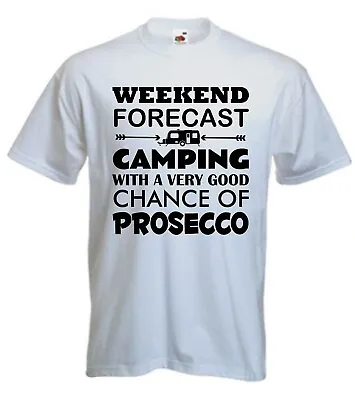 Caravan Prosecco T-Shirt Glamping Tshirt Camping T Shirt  Funny TShirt • £10.99