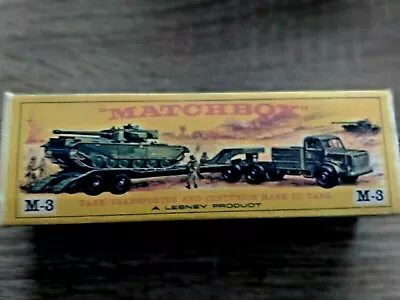 Matchbox - M3 Tank And Transporter - Replica Box - • £3.95