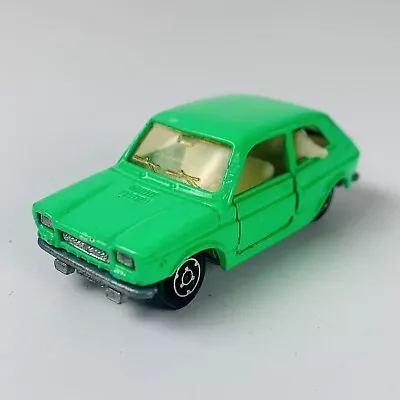 Vintage Majorette 203 1:55 Fiat 127 Diecast Car Model In Green • $24.82