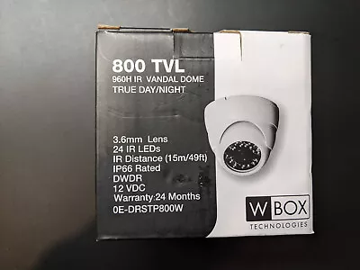 WBOX OE-DRSTP800W White 800 TVL 960H Dome Camera (NEW) • $37.95