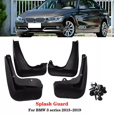 $58.99 • Buy Front Rear Mud Flaps Splash Guards Fits 2012-2018 BMW 3 Series F30 Mudguards