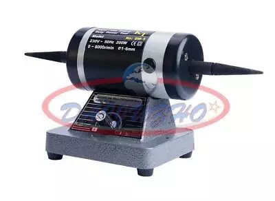 Jewelry Polisher Rock Lathe Bench Buffing Wheel Machine W/ Tapered Spindles 110V • $114.25