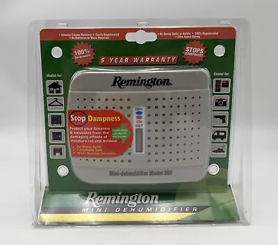 Remington Model 365 Mini-Dehumidifier Absorbs Excess Moisture ~ 19950 ~ New • $32.99