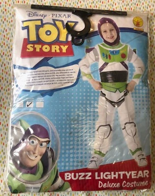 £16 • Buy Toy Story: BUZZ LIGHTYEAR Deluxe Dressing Up Costume. Age 5-6yrs
