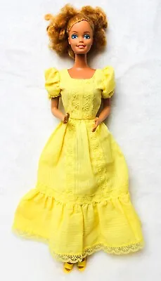 Vintage Magic Curl Barbie In Original Dress No Box Or Accessories 1981 Mattel • $26.95