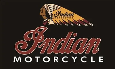 $14.94 • Buy Indian Motorcycle 3'x5' Flag/banner Fast Shipping