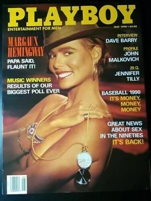 Vintage Playboy Magazine May 1990 Margaux Hemingway Near Mint • $8.99