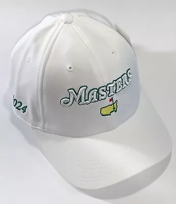 2024 Masters Golf Hat White Raised Logo Side Date Style Pga New • $72.95