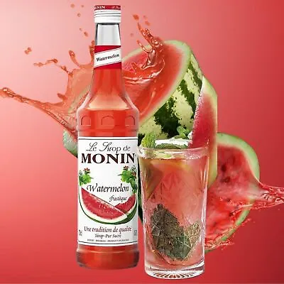 Monin Watermelon Coffee Syrup 70cl Bottle • £12.49