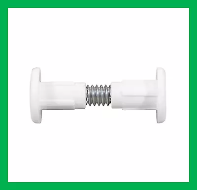 TIMco 28mm Kitchen Cabinet Connector Bolts White Plastic Pack Of 4 (28PCCBP) • £2.95