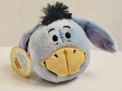 $7.99 • Buy Disney Winnie The Pooh Eeyore Figure Fluffball Ornament Squeeze Ball Toy NWT