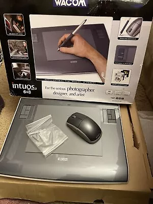 Wacom 6x8  Intuos 3 USB Graphics Tablet Model:PTZ-630 *No Pen* • $22.49