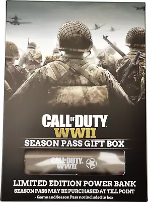 Official Call Of Duty WWII Limited Edition Power Bank Merchandise (New Sealed) • £6.49