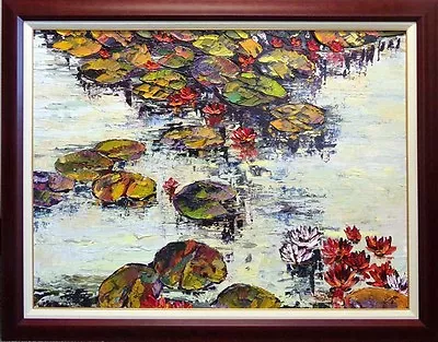 Maya Eventov Untitled Oil On Canvas With Beautiful Custom Frame ME082211-02 • $5800
