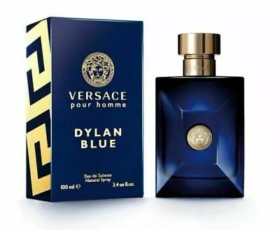 Versace Pour Homme Dylan Blue By Versace 3.4 Oz EDT Cologne For Men New In Box • $51.50