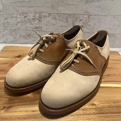 COLE HAAN Vintage Country Oxford Shoes Sz 9.5 Made In USA - VGC • $49.99