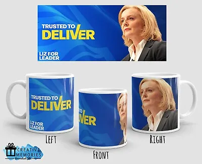 £9.45 • Buy Conservative Party Mug - Leadership Campaign - Liz Truss Mug - Liz For Leader A1