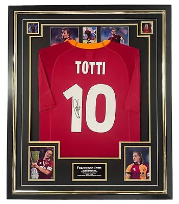 Roma Legend Francesco Totti Signed Shirt Autographed Jersey  Aftal Dealer • $1150.93