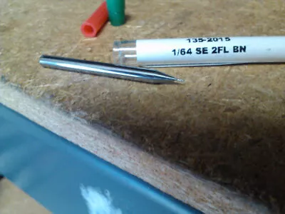 $14.69 • Buy .0156  1/64  2 Flute Single End Carbide Ball End Mill