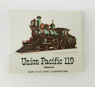 1981 Union Pacific 119 Railroad Ohio Matchbook Matches - Full - No Strikes • $9.09