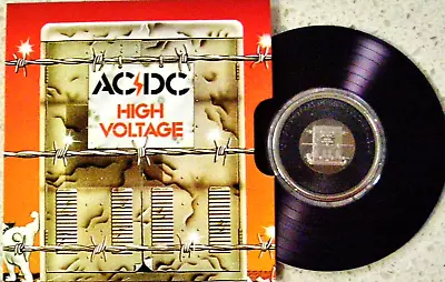 Classic AC/DC Vinyl Record Style 'HIGH VOLTAGE 1975'   Unique 20¢ Coin In Album • $14.50