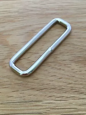 38mm 1.1/2  Rectangle Welded Loop Ring Metal Nickel Nickle Rings Loops Bag Belt • £12