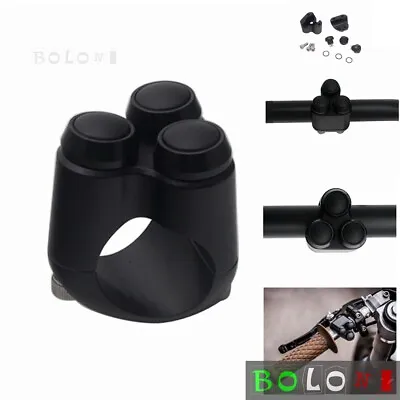 7/8  22mm Aluminum Motorcycle Switches Handlebar 3 Button Hand Control Switch • $27.60