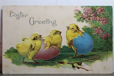 Easter Greetings Postcard Old Vintage Card View Standard Souvenir Postal Post PC • $1.02