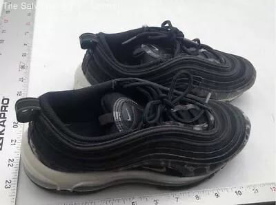 Nike Womens Air Max 97 917646-005 Black Lace-Up Low Top Sneaker Shoes Size 8.5 • $9.99