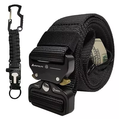 Tactical Style Travel Money Belts - Hidden Pocket Concealed Zipper Nylon Belt... • $25.57