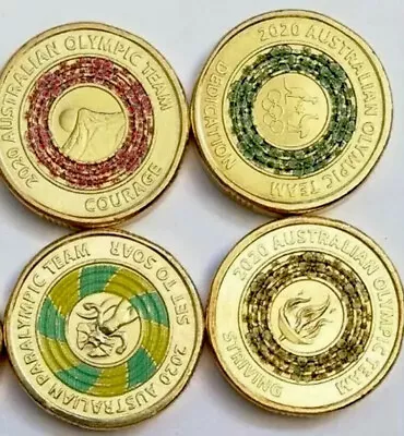 $89.95 • Buy ✨2020 Australian $2 Dollar Coloured Coin Set - UNC Brand New Aussie MInt Coins🌿