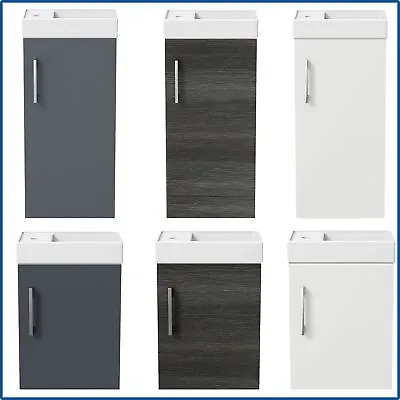 Bathroom Basin Sink Vanity Unit Furniture 1 TH Floor Standing Wall Hung 400mm • £104.97