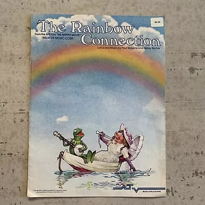 1979 Rainbow Connection The Muppet Movie Songbook Piano Voice Guitar Sheet Music • $29.99