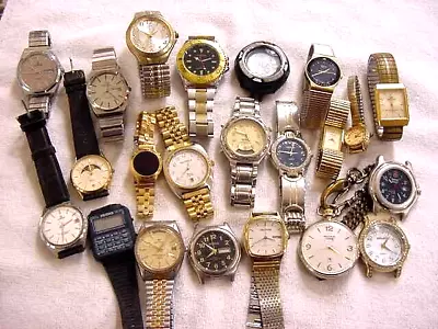 LOT OF 20 + Vintage GOLD PL + Antique Style BENRUS WALTHAM + +  Watch Watches • $43