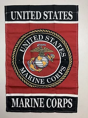 United States Marine Corps Garden Flag Yard Banner Semper Fi Brand New 18x12 • $20