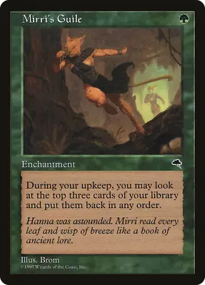 Mirri's Guile X (1) MTG Tempest Excellent/Near Mint - R236 - 4RCards • $59.95