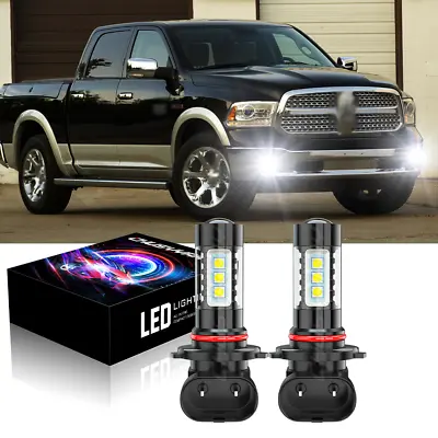 9006 LED Fog Light Bulbs For Dodge RAM 1500 2500 3500 2013-2015 2016 2017 2018 • $10.99