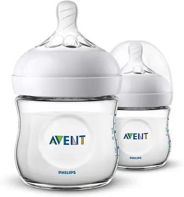 $23.30 • Buy Philips Avent Natural Baby Bottles, 125ml, 2-Pack, SCF030/27