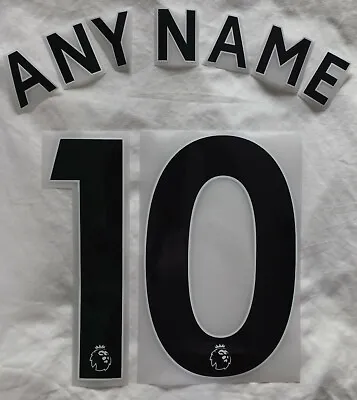 £9.99 • Buy Sporting Id Premier League Shirt Name & Number Printing 2018 Onward - BLACK