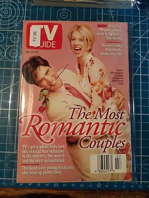 TV Guide Magazine February 14th 1998 Jenna Elfman And Thomas Gibson TV-36 • $5