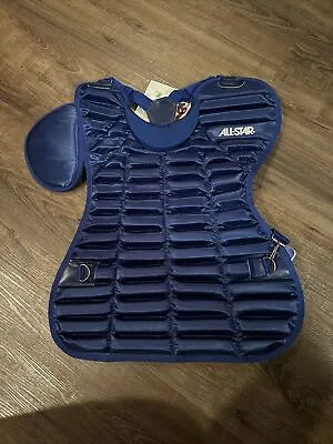 Vintage All Star Adult Baseball Chest Protector CP22 Pro Royal Blue NEW • $1000