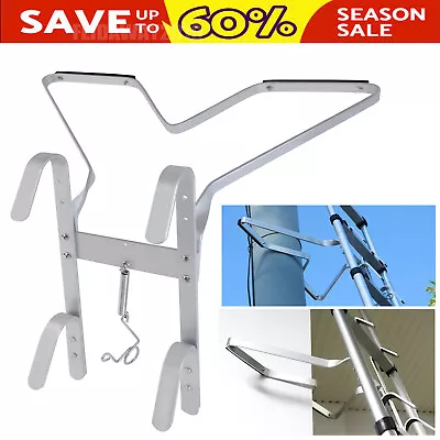 Universal Ladder Stand-Off V-shaped Downpipe - Ladder Accessory Bracket Easy Use • £25.88