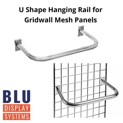Grid Wall Chrome Mesh Panel Retail Shop Display Accessory Fittings Hook Arms • £9.99