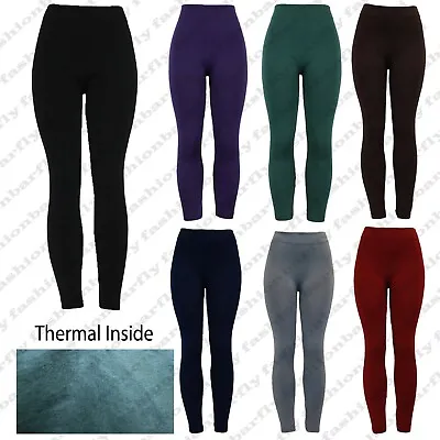 £5.98 • Buy New Ladies Women Thick Winter Thermal Leggings Fleece Lined Warm  Leggings