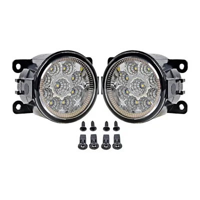 2X Front Fog Light Lamps 12V 6000K 90MM For Mitsubishi Outlander PAJERO L200 KB • $26