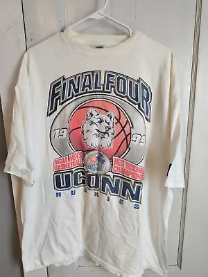 Vintage UConn Basketball Final Four Shirt Starter 1999 Men's Size XXL • $30