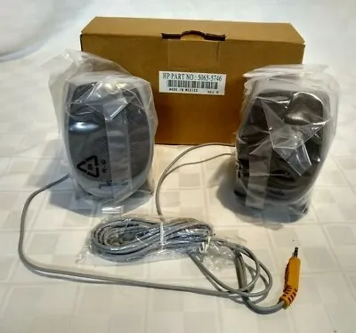 NOS Polk Audio HP Arctic Gray Computer Speakers 5065-5746 • $19.99