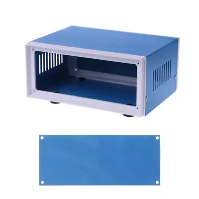 Junction Box Metal Project For Case Blue Dustproof Electrical Box Instrument For • £14.42