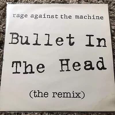 RAGE AGAINST THE MACHINE Bullet In The Head The Remix PROMO Special Sir Jinx Mix • £50